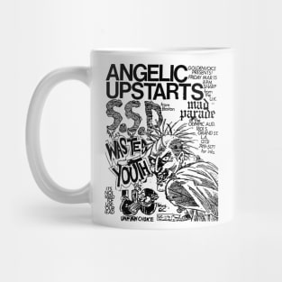 Angelic Upstarts / S.S.D. / Mad Parade / Wasted Youth Punk Flyer Mug